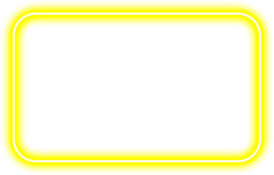 Yellow Neon Rectangle Frame